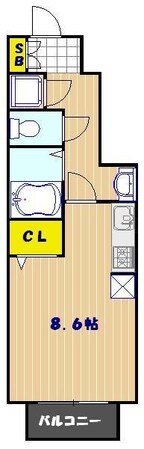 グランディユーの物件間取画像